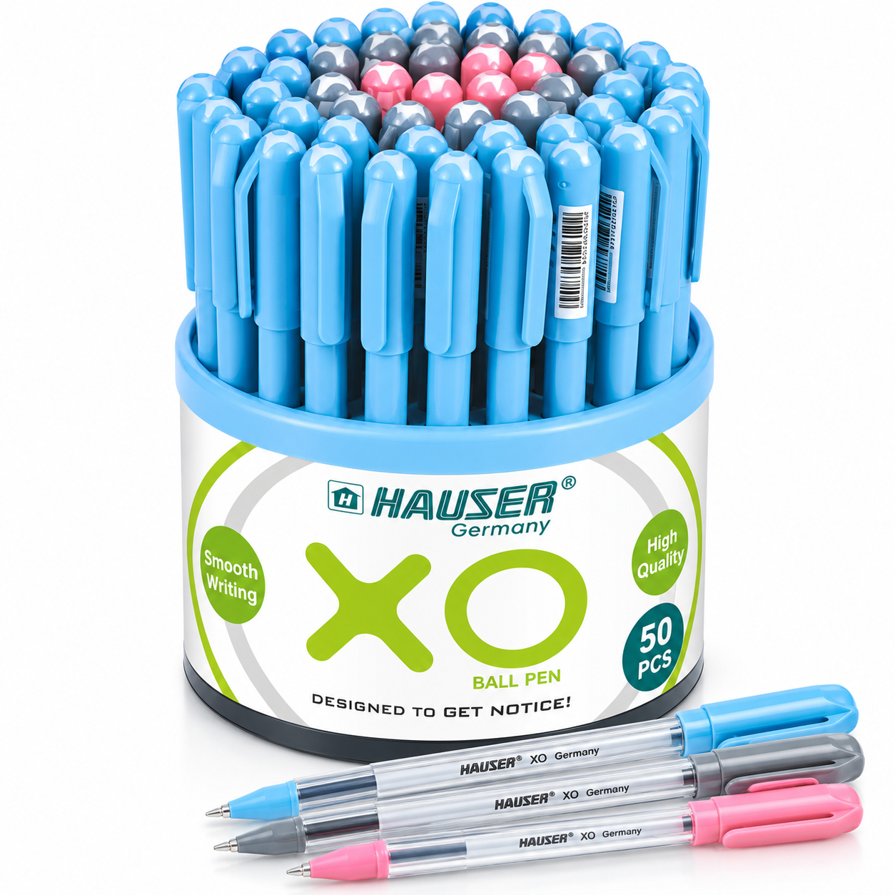 Lot de 50 stylos à bille Hauser XO