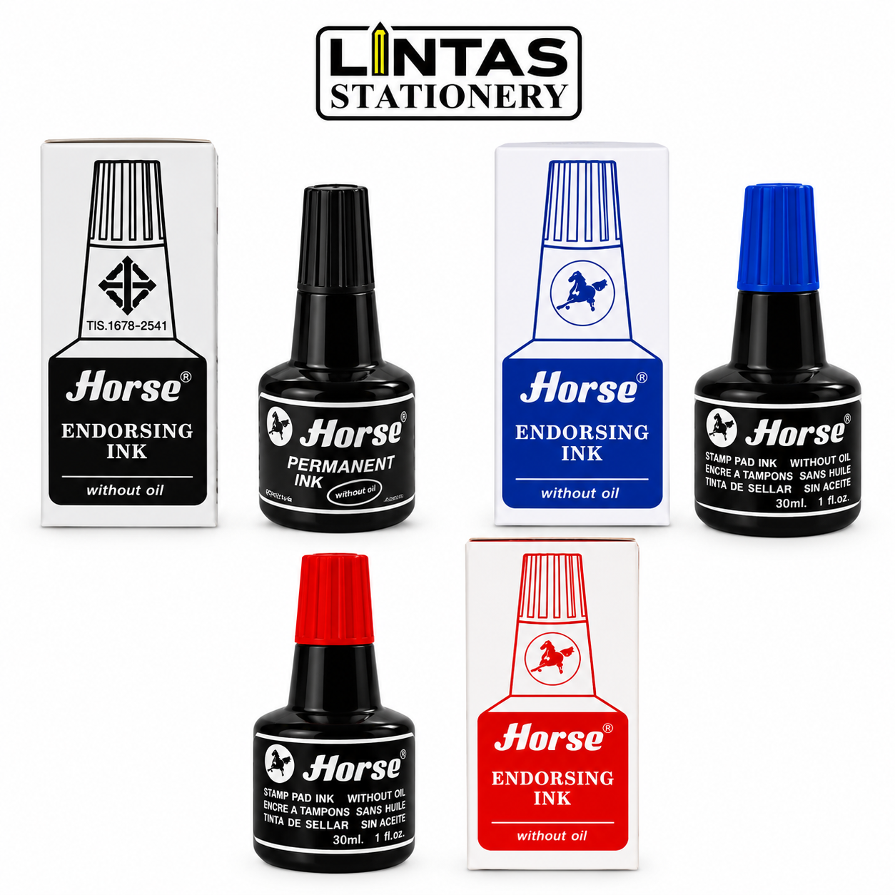 Encre pour tampon Horse 30 ml